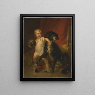 Edmund Foerster Co - Dog and child with ball.webp