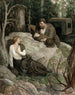 Les amoureux - Edmund Franklin Ward — widok dzieła