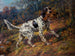 Setter angielski z piórem - Edmund Henry Osthaus — widok dzieła