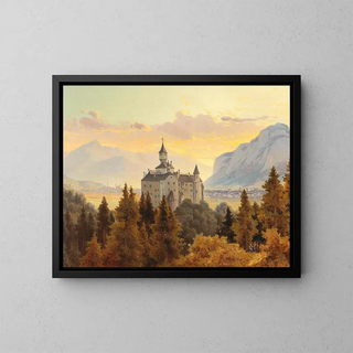 Edmund Von Wrndle - View Of Schloss Ambras Near Innsbruck.webp