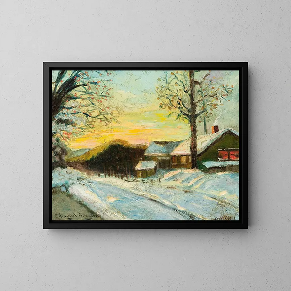 Short Hills, New Jersey - Edmund William Greacen — oprawiony obraz na ścianie
