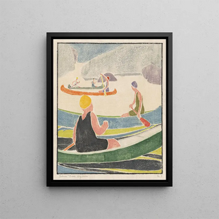 Edna Boies Hopkins - Canoes.webp