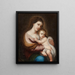 D'après Bartolomé Esteban Murillo Matka Boska z Dzieciątkiem - Édouard-Denis Baldus — oprawiony obraz na ścianie