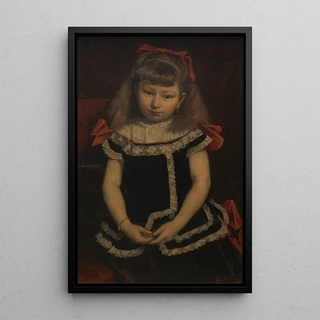 Juliette Qunel - Édouard Agneessens — oprawiony obraz na ścianie
