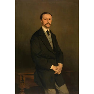 Portret mężczyzny - Édouard Agneessens — widok dzieła