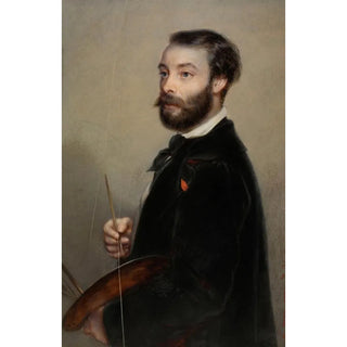 Edouard De Latour - The Painter Eugne Franois De Block.webp