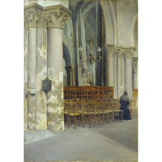 Edouard Zawiski - Intrieur de lglise SaintPierredeMontmartre.webp