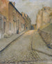 La rue Cortot à Montmartre vue de la rue des Saules - Édouard Zawiski — widok dzieła