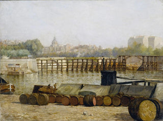 Edouard Zawiski - Vue de lestacade de lle SaintLouis  effet du matin.webp