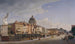 Widok od tyłu domów w Schloßfreiheit - Eduard Gaertner — widok dzieła