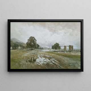 Eduard Peithner von Lichtenfels - Am Holzrechen.webp