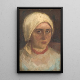Eduard Putra - Head of a Young Woman.webp