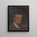 Autoportrait - Eduard Putra — oprawiony obraz na ścianie