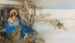 Madonna i Dziecko otoczonych aniołami - Eduard Veith — widok dzieła
