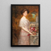 Portret Annie Sussanka - Eduard Veith — oprawiony obraz na ścianie