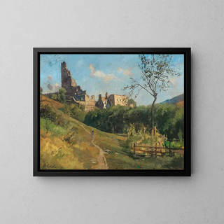Eduard Zetsche - Ruins in the Wachau region.webp