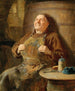 Spokojny pokój - Eduard von Grützner — widok dzieła