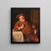Falstaff II - Eduard von Grützner — oprawiony obraz na ścianie