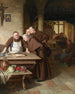 W kuchni klasztoru - Eduard von Grützner — widok dzieła