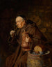 Mnich pijący - Eduard von Grützner — widok dzieła