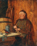 Spokojnie - Eduard von Grützner — widok dzieła