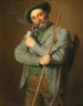 Myśliwy - Eduard von Grützner — widok dzieła