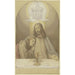 Chrystusa z jego ulubionym uczniem Janem, półfigury przy stole Ostatniej Wieczerzy, nad nimi Trójca Święta - Eduard von Steinle