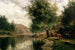 pejzaż letni - Edvard Bergh — widok dzieła