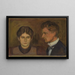Aase i Harald Nørregaard - Edvard Munch — oprawiony obraz na ścianie