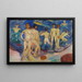 Młodzi mężczyźni kąpiący się - Edvard Munch — oprawiony obraz na ścianie