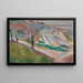 pejzażowy w Kragerø - Edvard Munch — oprawiony obraz na ścianie