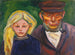Stary rybak i jego córka - Edvard Munch — widok dzieła