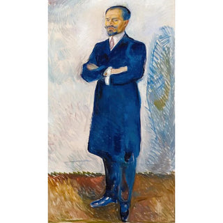 Portret Ernesta Thiela - Edvard Munch — widok dzieła