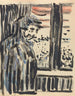 Figura stojąca - Edvard Munch — widok dzieła