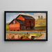 Ferme de Bluemont - Edward Bruce — oprawiony obraz na ścianie