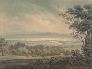 La rencontre des rivières Severn et Wye près de Chepstow - Edward Dayes — widok dzieła