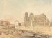Notre-Dame de Paris od strony lewej - Edward Duncan — widok dzieła