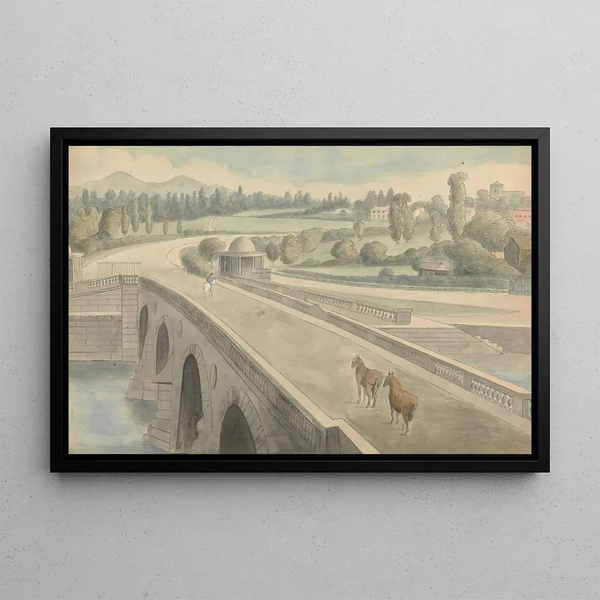 Edward Francis Burney - The Bridge.webp