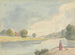 Kobieta łowiąca ryby - Edward Francis Burney — widok dzieła