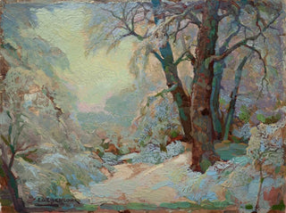 Zimowy pejzaż - Edward G. Eisenlohr — widok dzieła