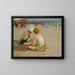 Letnie wakacje - Edward Henry Potthast — oprawiony obraz na ścianie
