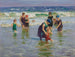 Baigneurs - Edward Henry Potthast — widok dzieła