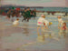 Scena plażowa lub Niedziela na plaży - Edward Henry Potthast — widok dzieła