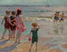 Dzieci nad brzegiem morza - Edward Henry Potthast — widok dzieła