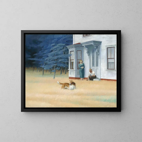 Wieczór na Cape Cod - Edward Hopper — oprawiony obraz na ścianie