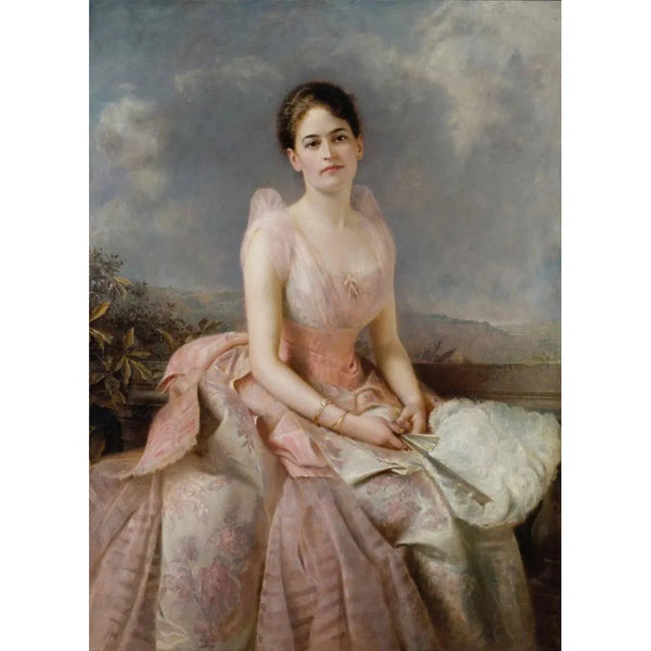Juliette Gordon Low - Edward Hughes — oprawiony obraz na ścianie