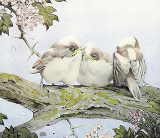 Le Mésange à longue queue - Edward Julius Detmold — widok dzieła