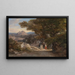 między Olavano a Civitella - Edward Lear — oprawiony obraz na ścianie