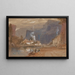 Klify Cheddar, Somerset - Edward Lear — oprawiony obraz na ścianie