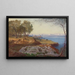 Corfou depuis Ascension 2 - Edward Lear — oprawiony obraz na ścianie